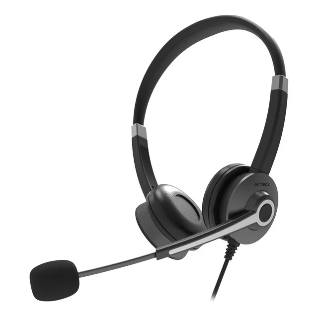 Audifonos Para Negocios / Call Center Usb A + Control Color Negro