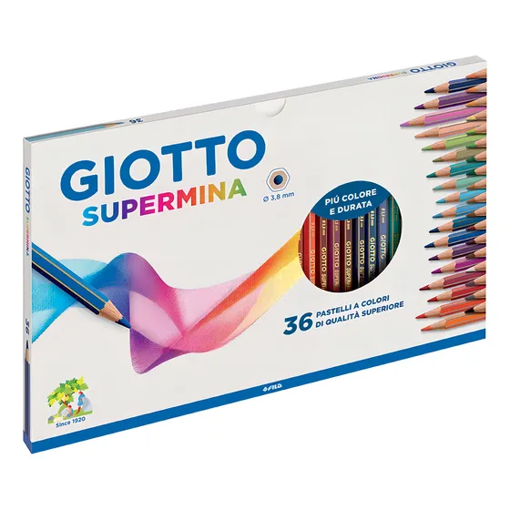 Lápiz Giotto Supermina X 36 Colores
