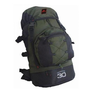 Mochila Trilhas & Rumos Crampon 30l Verde Preto Mochila Trilhas & Rumos Crampon 30l Verde Preto