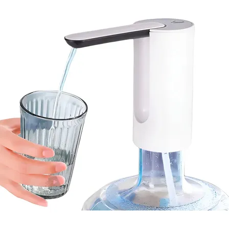Dispensador Electrico De Agua Recargable Usb Botellon Blanco