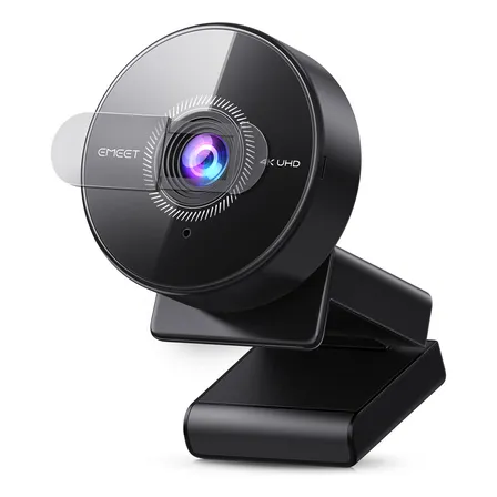 Camara Web Emeet C950 4k Auto Enfoque Cancelacion Ruido Color Negro