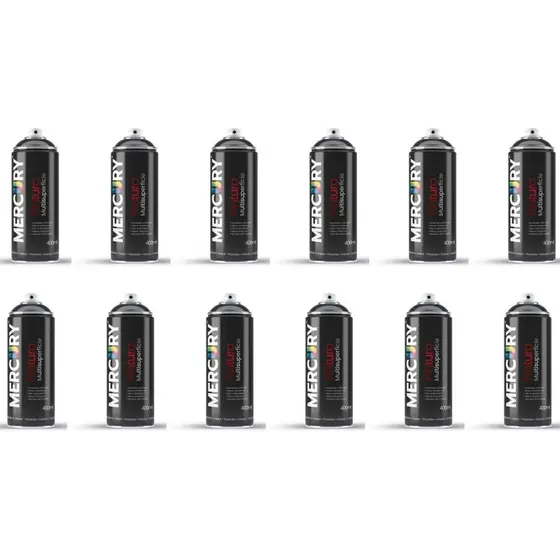 Aerosol Alta Temperatura Negro X 12 Unidades