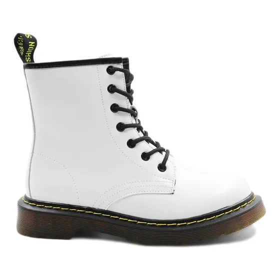 Botines Combat Blancos