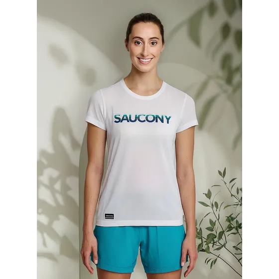 Remera Saucony De Dama - Saw800372wha3