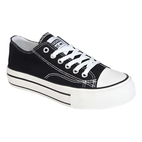 Zapatilla De Moda Para Mujer 8079 Negro - Sthef