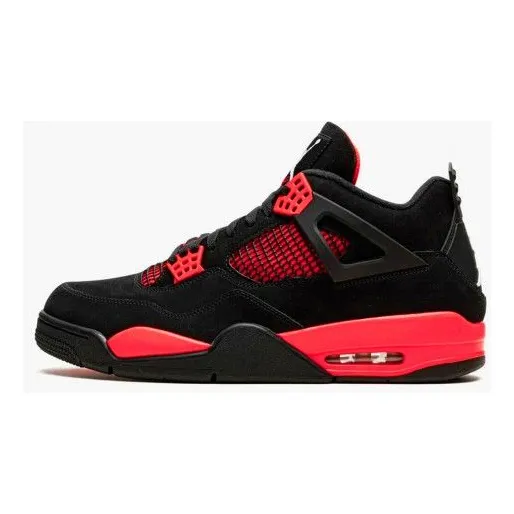 Air Jordan 4 Red Thunder | Con Certificado De Autenticidad