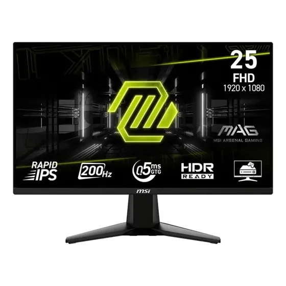 Monitor Gamer Msi Mag 255f E20 25 Pulgadas Full Hd 200hz Color Negro
