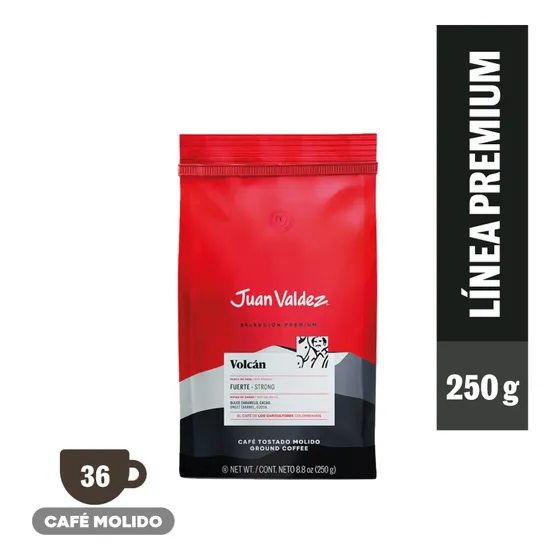 Café Molido Juan Valdez Volcán premium 250 g