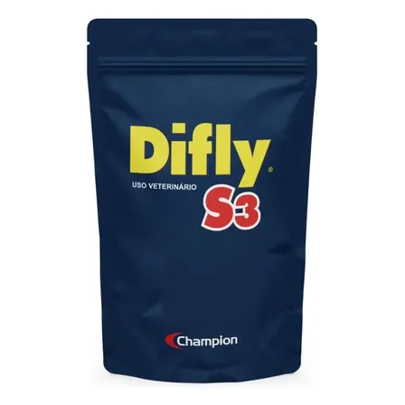 Kit 3 Difly S3 1kg - Combate E Elimina Moscas E Carrapatos