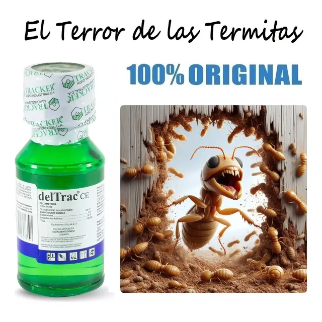 Veneno Mata Termitas Pulgas Piojos Chiripas Deltrac Ce 70cm3