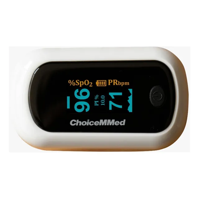 Oxímetro De Pulso Para Dedo Choicemmed Md300c63 Con Medición De Frecuencia Respiratoria