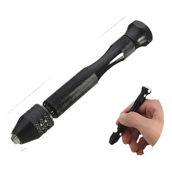 Mini Taladro De Mano Micro De Aluminio Con Las Herramientas 