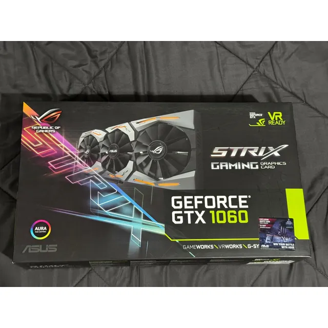 Tarjeta De Video Asus Nvidia  Rog Strix Gtx 1060 Strix