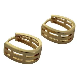 Argollas Gala Con Baño De Oro Hipoalergénicas