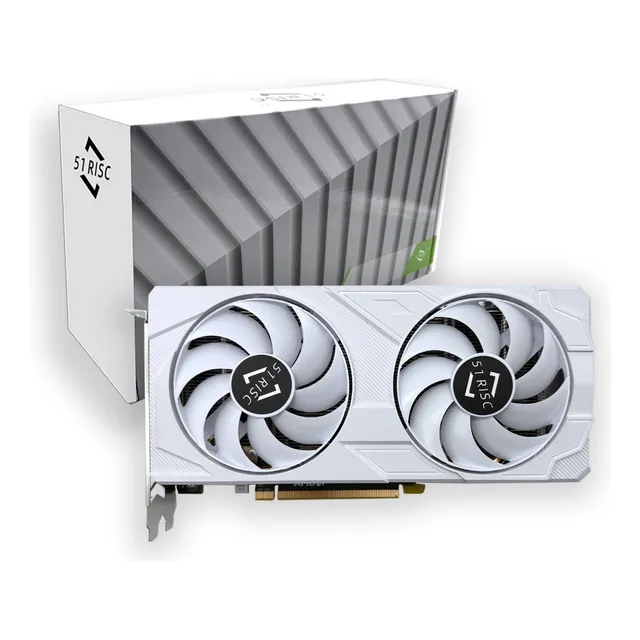 Tarjeta Gráfica Amd 51risc Rx580 8g 2048sp 256bit Gddr5 Blan