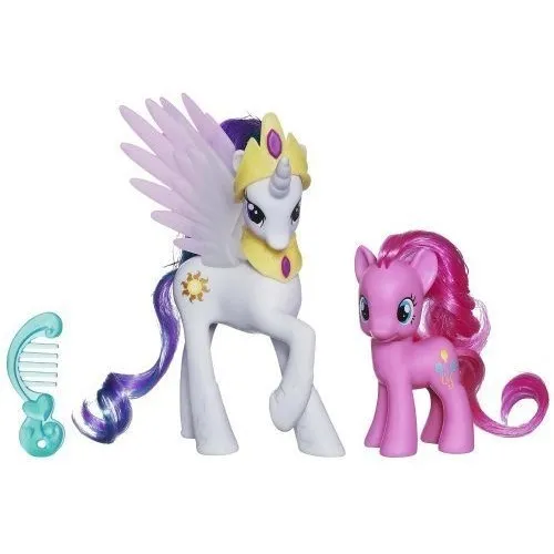 Mi Pequeño Pony Princesa Celestia Y Pinkie Pie Figuras.