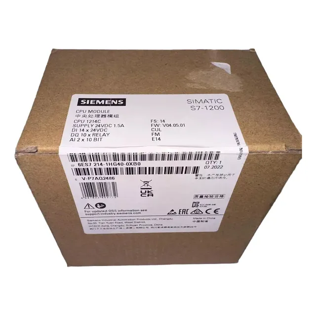 6es7214-1hg40-0xb0 Siemens Nuevo Original Raven Automation
