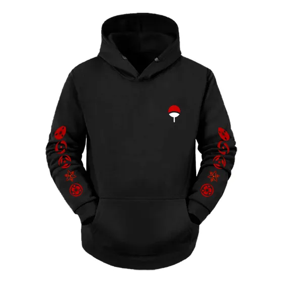 Sasuke Uchiha Abanico Sudadera Anime Naruto