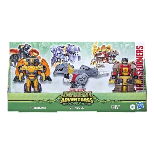 Figuras Transformers Dinobot Predaking Grimlock & Snarl