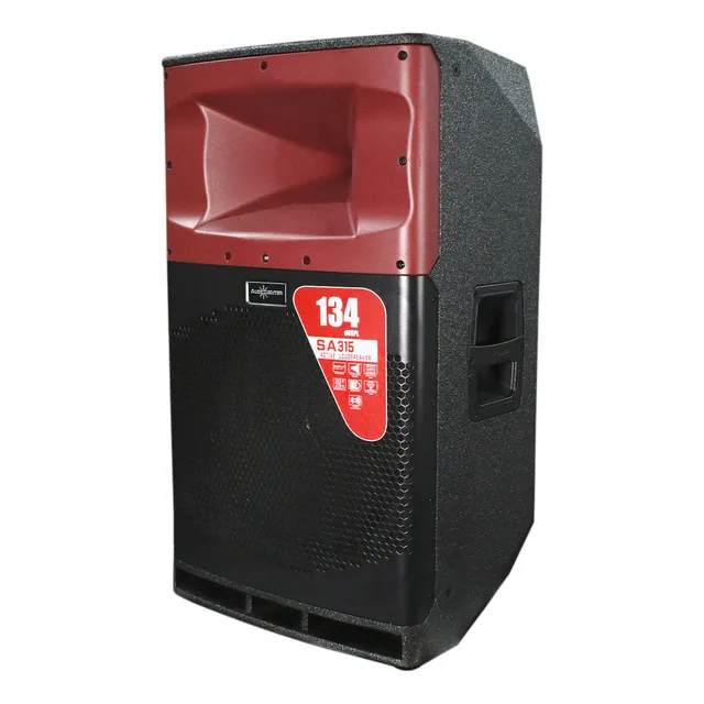 Audiocenter Sa315 Iii Bafle Activo 15 Pulgadas 800w Bluetoot Color Negro