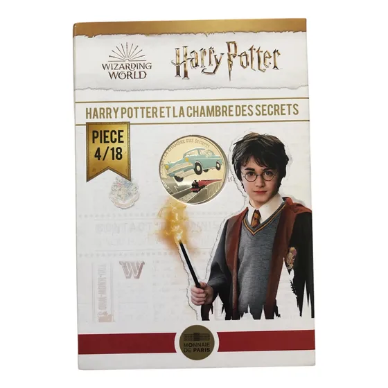 Moeda 10 Euros Prata Harry Potter Peça 4/18