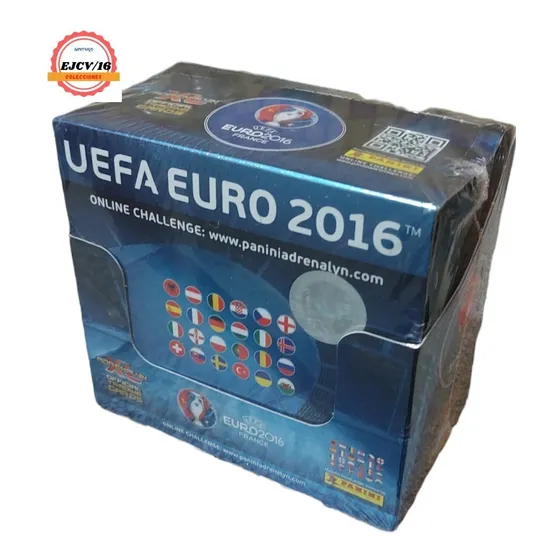 Caja De 50 Sobres De Cartas Adrenalyn Euro 2016 Panini