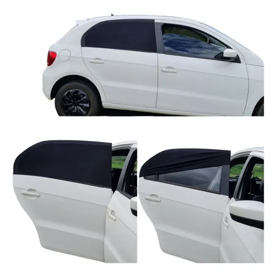 2 Capas Solar Automotiva Vidro Lateral Bebê Automotivo