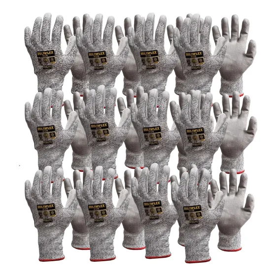 Guante Anticorte Nivel 5 Steelpro Multiflex Cut-5 Pu X 12 Un