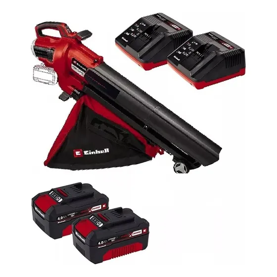Sopla Aspirador Hojas Inalambrica Einhell+kit X2 Bateria 4ah