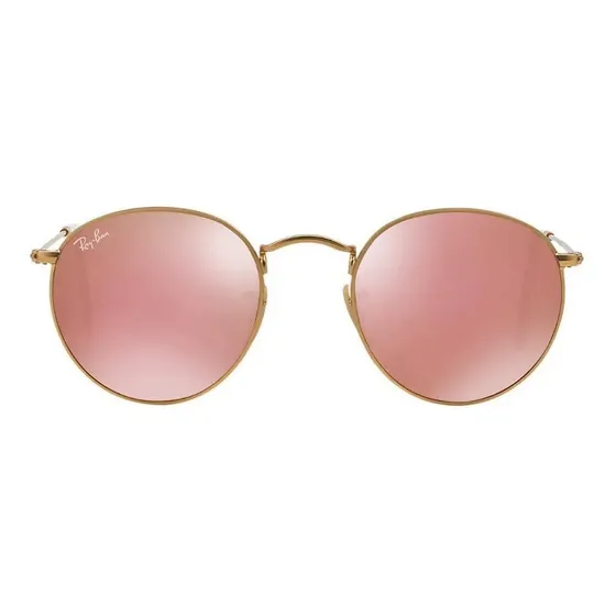 Lentes De Sol Ray Ban Round 3447 / Dorado  Dama