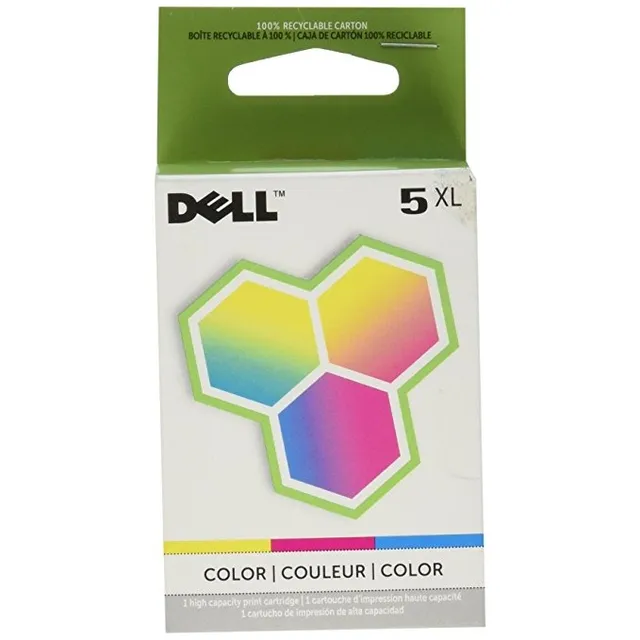 Dell Computer M4646 5 Cartucho De Tinta De Color De Alta Cap