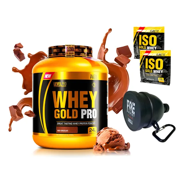 Whey Gold Pro - Level Pro 6.6 Libras + Envío Gratis