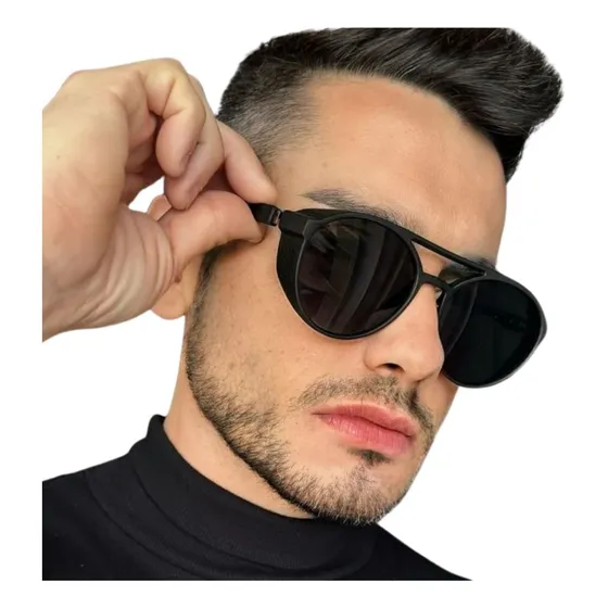 Oculos Masculino Trap Estilo Rave Festa Gradiente Fino Seven