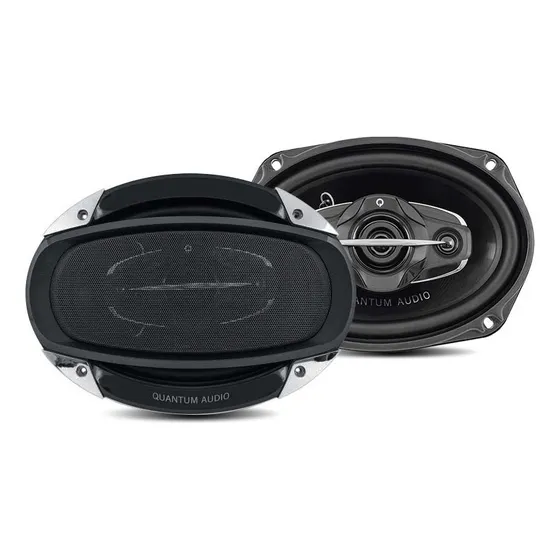 Bocinas De 6x9 PLG Quantum Audio Qrs69 De 4 Vías 200w / 80w Color Negro