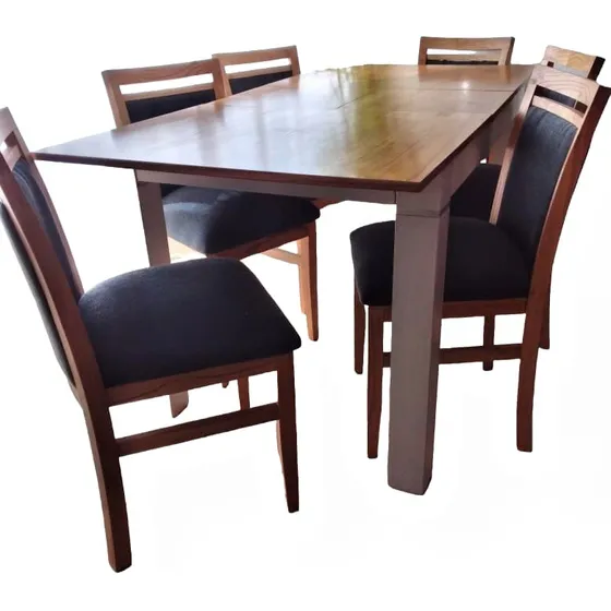 Mesa Extensible + 6 Sillas