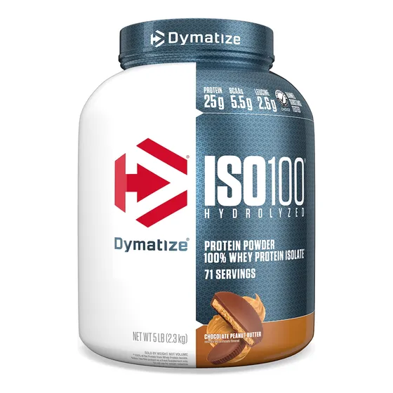 Proteína Aislada De Suero De Leche En Polvo Dymatize Iso100,
