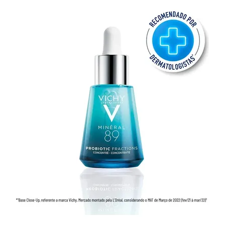 Sérum Facial Corretor Com Frações Probióticas E Niacinamida Que Recupera, Acalma E Ilumina A Pele, Mineral 89 Probiotics, Vichy, 30ml Todo Tipo De Pele Dia/noite