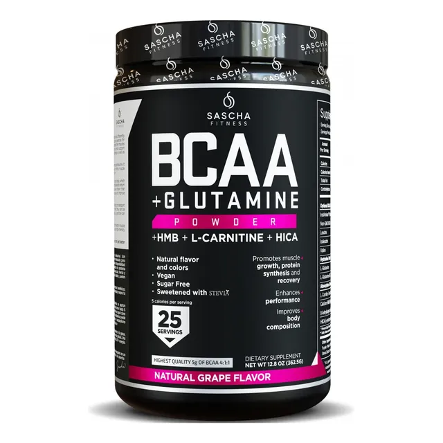 Bcaa Glutamina Natural Uva - Sascha Fitness