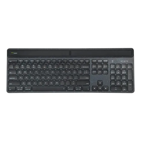 Teclado Targus Buetooth Ecosmart Solar Negro Akb868 Español