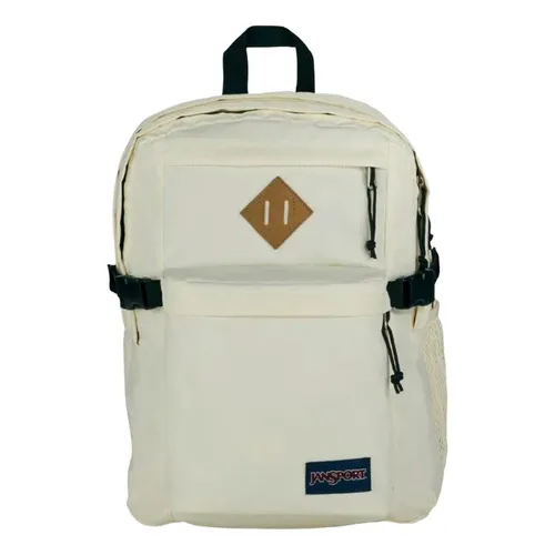 Mochila Jansport Main Campus Azul Escolar Casual Laptop Color Beige Diseño De La Tela Liso