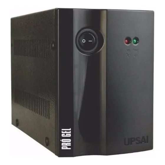 Estabilizador Tensão Progel Upsai Voltagem 1500va Upsai 110v Iso 9001 Cor Preto