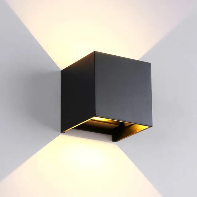 Aplique Bidireccional Luz Led Ajustable Apto Exterior Jardin
