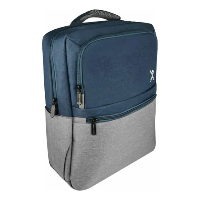 Mochila Para Laptop De 15.6 Pulgadas Azul Con Gris Pc-084518