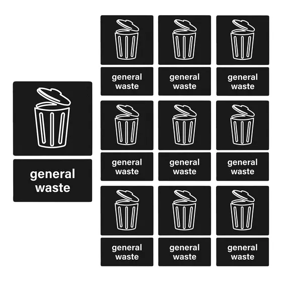 Pegatinas De Basura Y Reciclaje Pegatinas De Reciclaje De Ba