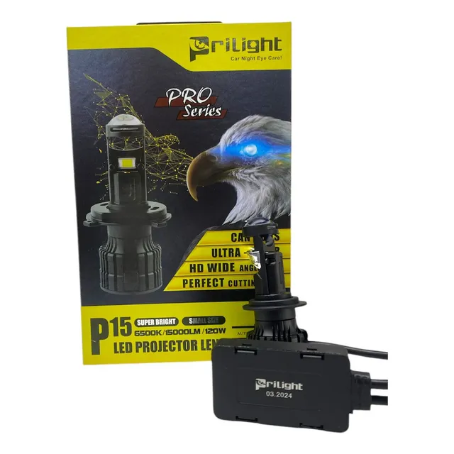 Lamparas Led P15 H4 Sistema Can Bus 6500k/15000lm/120w