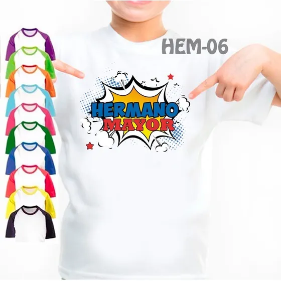 Hermano Mayor Bebe Franela Personalizada Para Cumpleaños