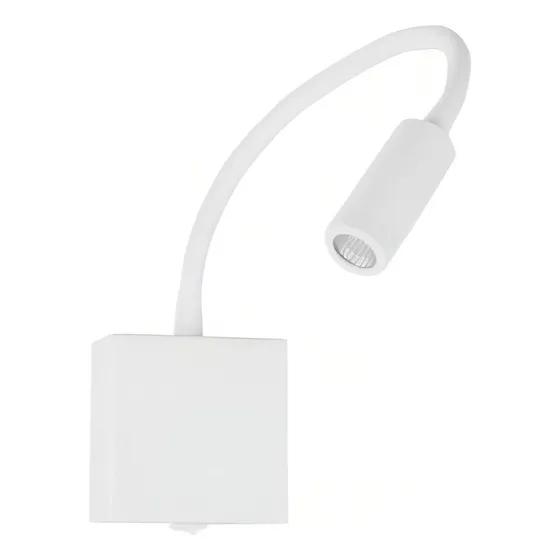 Arandela Leitura Cabeceira Cama Articulavel Branca 3000k Cor Branco 110V/220V