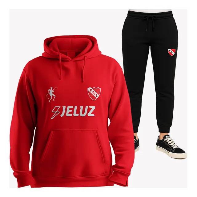 Conjunto Buzo Y Pantalon Jogging Futbol Independiente Retro