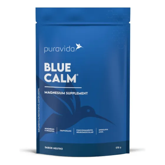 Blue Calm Magnésio + Inositol - Neutro - (175g) - Pura Vida
