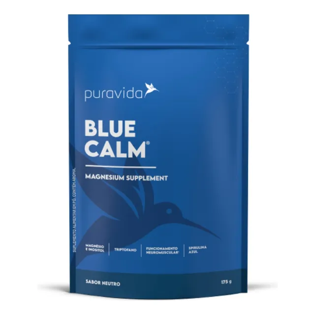 Blue Calm Magnésio + Inositol - Neutro - (175g) - Pura Vida